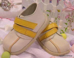 Παπούτσι για αγόρι Baby walker ΝΟ 20 χρώμα Μπέζ- πορτοκαλί Αρχική τιμή 55,00 euro Τελική τιμή 20,00 euro