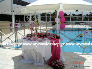 τραπέζι βιβλίου ευχών με κεράσματα και γλυκά – candy bar, οργάνωση και διακόσμηση βάπτισης μυροβολος, ΚΤΗΜΑ CASARMA