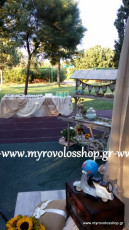 Τραπέζι Βιβλίου Ευχών με Κεράσματα και Γλυκά - Candy Bar, μαζί με την παρουσίαση των μπομπονιέρων, οργάνωση και διακόσμηση βάπτισης ΜΥΡΟΒΟΛΟΣ στην Αγία Αικατερίνη στο Ίδρυμα Μητέρα