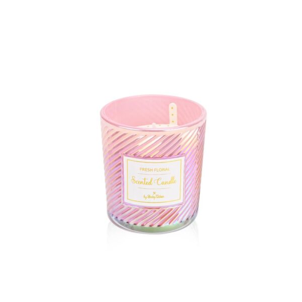 Μπομπονιέρα  Κερί pink glow  ST00753