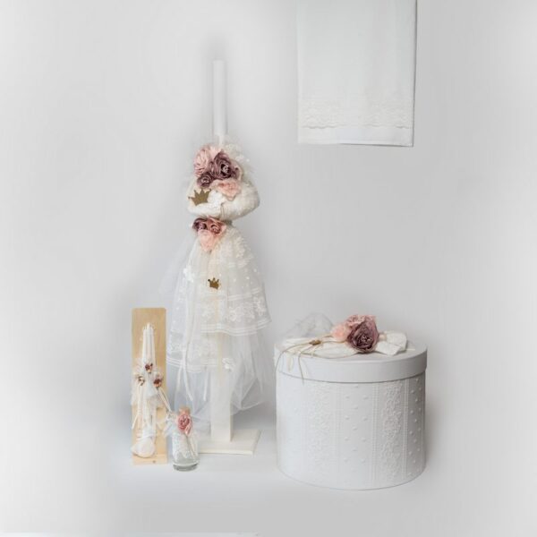 Set Βάπτισης Κοριτσιού Baby Crown SET-KE414