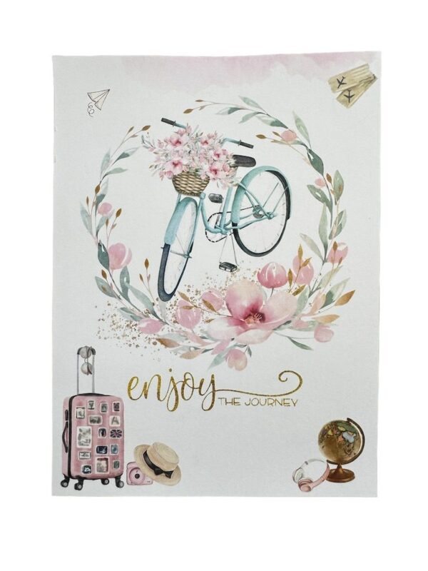 Προσκλητήριο Βάπτισης enjoy the journey Myr-13130